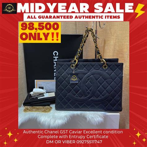 gst chanel|certificate of authenticity Chanel.